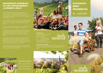 Kulinarische Weinwanderung Flyer