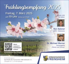 Frühlingsempfang 1 (© Verbandsgemeinde Freinsheim)