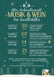 Musik & Wein  Plakat (© Wein & Feriengut Altes Landhaus)