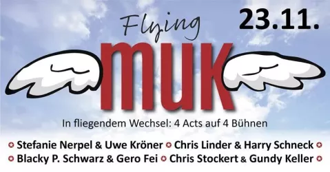 Flying MUK Plakat (© MUK Weisenheim am Sand)