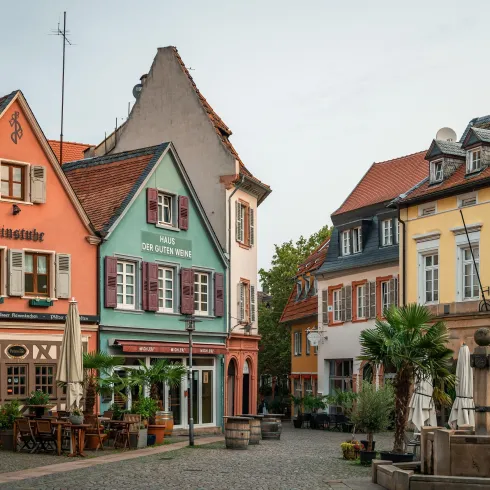 Der Römerplatz ist Teil der Fußgängerzone Der Römerplatz ist Teil der Fußgängerzone