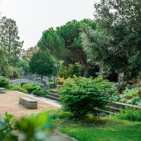 Der Untere Kurpark ist im englischen Stil angelegt Der Untere Kurpark ist im englischen Stil angelegt